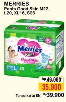 Promo Harga Merries Pants Good Skin M22, L20, XL16, S26  - Alfamart