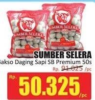 Promo Harga SUMBER SELERA Bakso Sapi SB Premium 50 pcs - Hari Hari