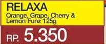 Promo Harga RELAXA Candy Orange, Grape, Cherry Mint, Lemon Funz 125 gr - Yogya