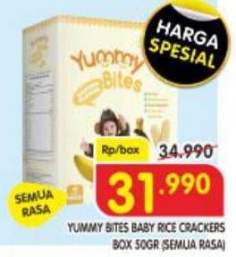 Promo Harga YUMMY BITES Biskuit Bayi All Variants 50 gr - Superindo