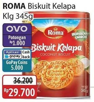 Promo Harga Roma Biskuit Kelapa 345 gr - Alfamidi