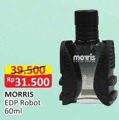 Promo Harga MORRIS Eau De Parfum Robot Futuristic 60 ml - Alfamart