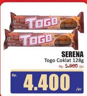 Promo Harga Serena Togo Biskuit Cokelat Chocolate 128 gr - Hari Hari