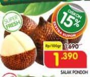 Promo Harga Salak Pondoh per 100 gr - Superindo