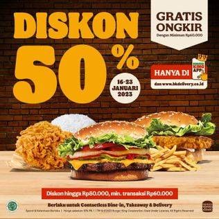 Promo Harga Burger King Burger  - Burger King