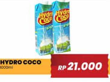 Promo Harga Hydro Coco Minuman Kelapa Original 1000 ml - Yogya