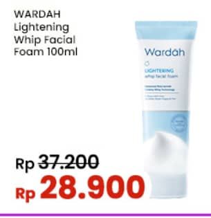 Promo Harga Wardah Lightening Whip Facial Foam 100 ml - Indomaret