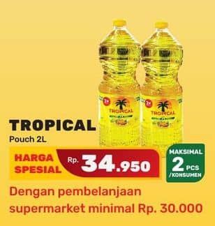 Promo Harga Tropical Minyak Goreng 2000 ml - Yogya