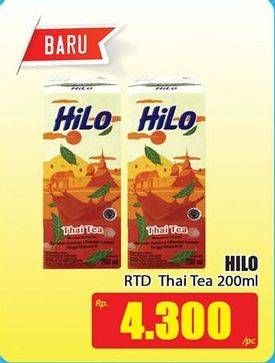 Promo Harga Hilo Thai Tea 200 ml - Hari Hari