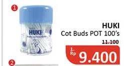 Promo Harga HUKI Cotton Buds Standard 100 pcs - Alfamidi