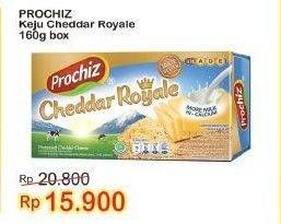 Promo Harga Prochiz Cheddar Royale 160 gr - Indomaret