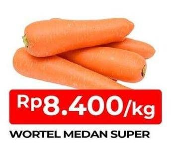 Promo Harga Wortel Medan Super per 1000 gr - TIP TOP
