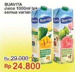 Promo Harga BUAVITA Fresh Juice All Variants 1 ltr - Indomaret