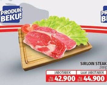 Promo Harga Sirloin Steak per 200 gr - Lotte Grosir