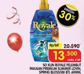 Promo Harga So Klin Royale Premium Series Summer Lovin, Spring Blossom 600 ml - Superindo
