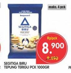 Promo Harga Bogasari Tepung Terigu Segitiga Biru 1 kg - Superindo