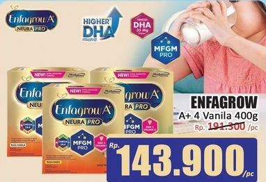 Promo Harga Enfagrow A+4 Susu Bubuk Vanilla 400 gr - Hari Hari