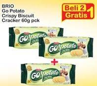 Promo Harga SIANTAR TOP GO Potato Biskuit Kentang 60 gr - Indomaret