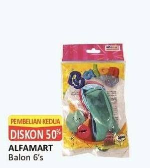 Promo Harga ALFAMART Balon 6 pcs - Alfamart