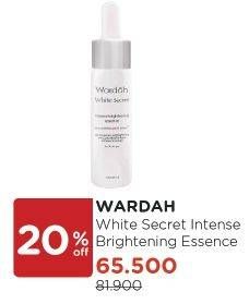 Promo Harga WARDAH White Secret Intense Brightening Essence 17 ml - Watsons
