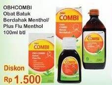 Promo Harga OBH COMBI Obat Batuk Plus Flu/Obat Batuk Berdahak  - Indomaret