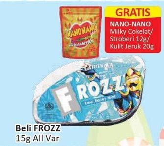 Promo Harga FROZZ Candy All Variants 15 gr - Alfamart