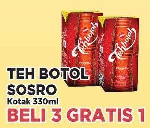 Promo Harga Sosro Teh Botol 330 ml - Yogya