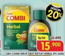 Promo Harga Obh Combi Herbal 60 ml - Superindo