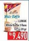 Promo Harga Luwak White Koffie 10 pcs - Hypermart