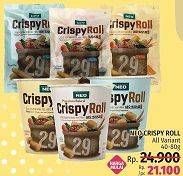 Promo Harga NEO Crispy Roll Cheddar Cheese, Cream Cheese, Vanilla 40 gr - LotteMart