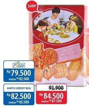 Promo Harga KHONG GUAN Assorted Biscuit Red 1600 gr - Alfamidi