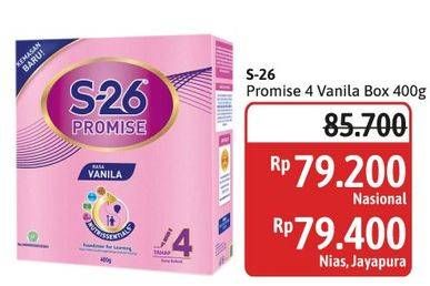Promo Harga S26 Promise Susu Pertumbuhan Vanilla 400 gr - Alfamidi