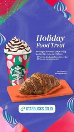 Promo Harga Holiday Food Treat  - Starbucks