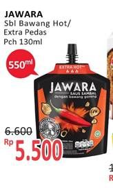 Promo Harga JAWARA Sambal Extra Hot, Hot 120 ml - Alfamidi