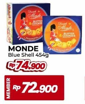 Promo Harga Monde Butter Cookies 454 gr - Yogya