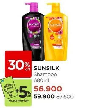 Promo Harga Sunsilk Shampoo 680 ml - Watsons