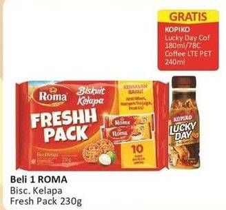 Promo Harga ROMA Freshh Pack per 10 pcs 23 gr - Alfamart