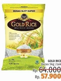 Promo Harga Gold Rice Rice Premium 5000 gr - LotteMart