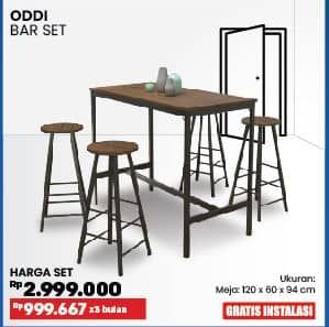 Promo Harga Courts Oddi Bar Set  - COURTS