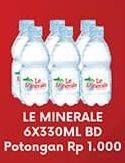 Promo Harga Le Minerale Air Mineral 330 ml - Hypermart