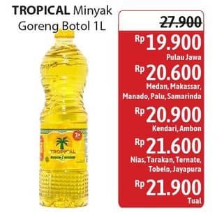 Promo Harga Tropical Minyak Goreng 1000 ml - Alfamidi