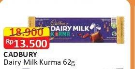 Promo Harga CADBURY Dairy Milk Kurma 65 gr - Alfamart