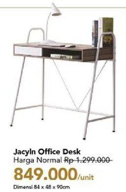 Promo Harga Jacyln Office Desk  - Carrefour