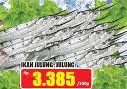 Promo Harga Ikan Julung Julung per 100 gr - Hari Hari