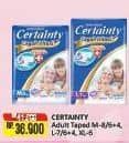Promo Harga Certainty Adult Diapers L10, L7, M10, M8, XL6 6 pcs - Alfamart