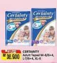 Promo Harga Certainty Adult Diapers M8, M10, L7, L10, XL6 6 pcs - Alfamart