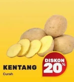 Promo Harga Kentang per 100 gr - Yogya