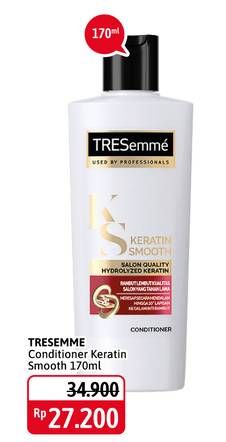 Promo Harga TRESEMME Conditioner Keratin Smooth 170 ml - Alfamidi