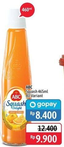 Promo Harga ABC Syrup Squash Delight All Variants 460 ml - Alfamidi