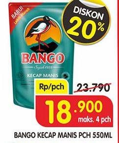 Promo Harga BANGO Kecap Manis 550 ml - Superindo